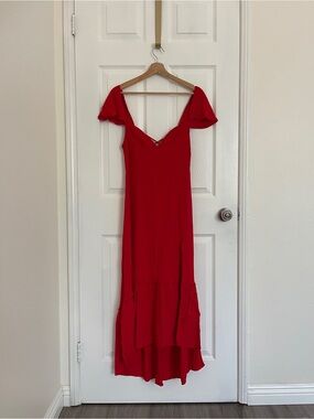 urban outfitters scarlett ruffle midi dress Urban Outfitters | Dresses | Urban Outfitters Scarlett Ruffle Midi Dress  Size Xs